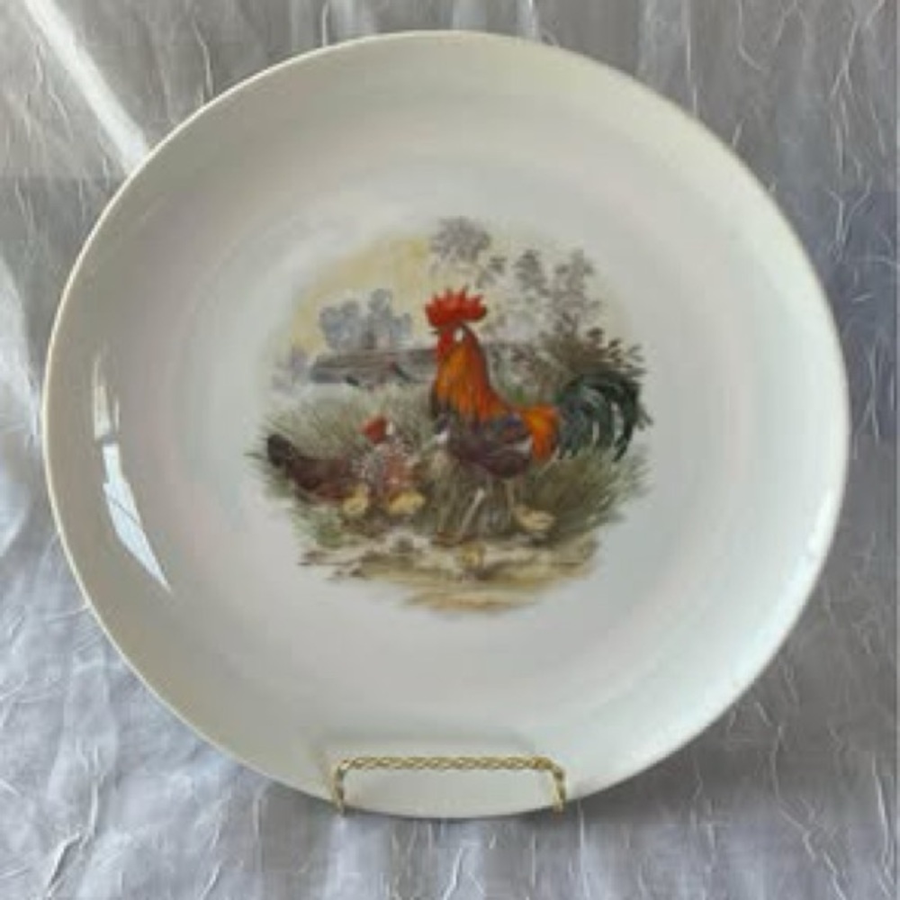 Vintage Rooster Plate